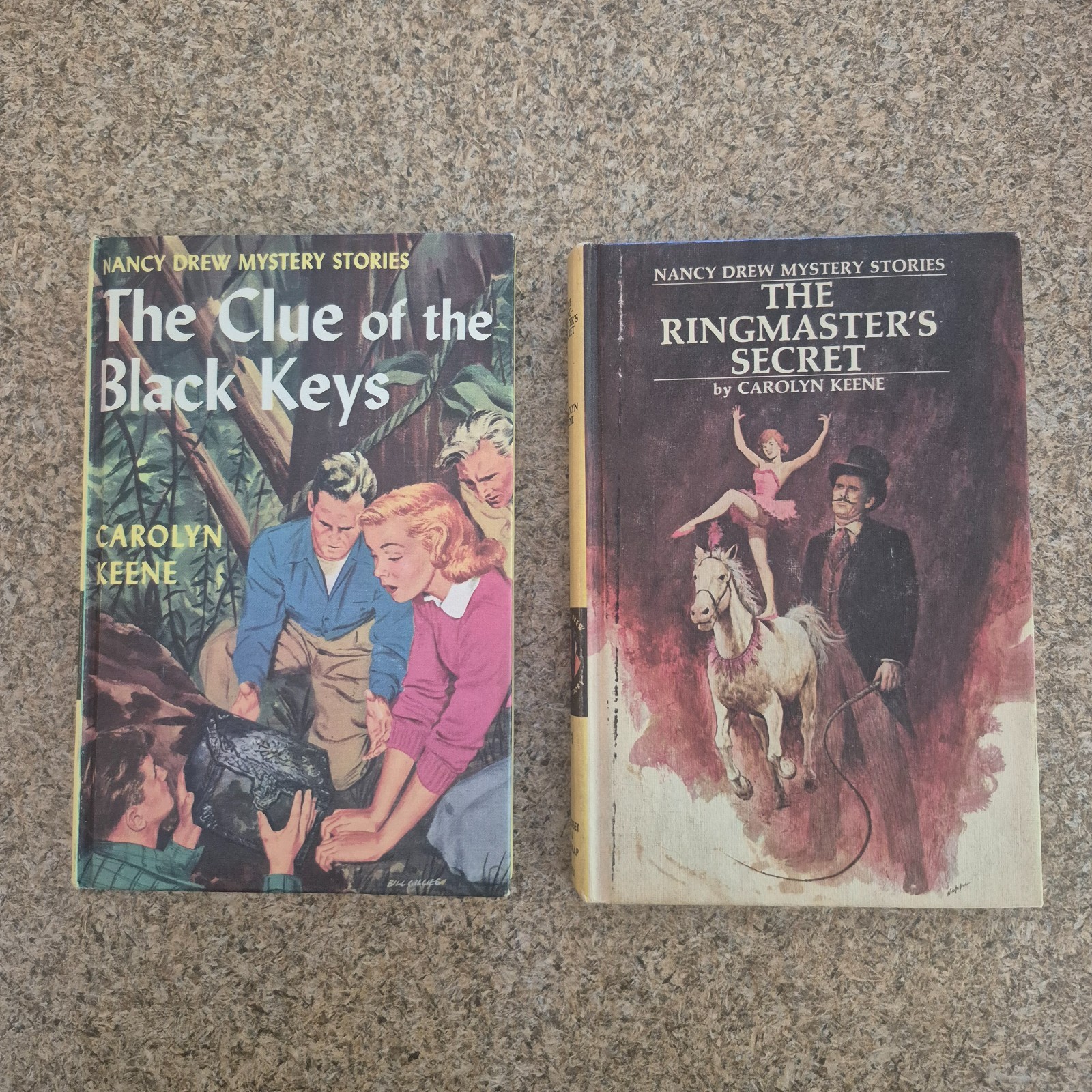 Carolyn Keene NANCY DREW Lot of 15 Vintage Yellow Matte Hardcovers – HC GC
