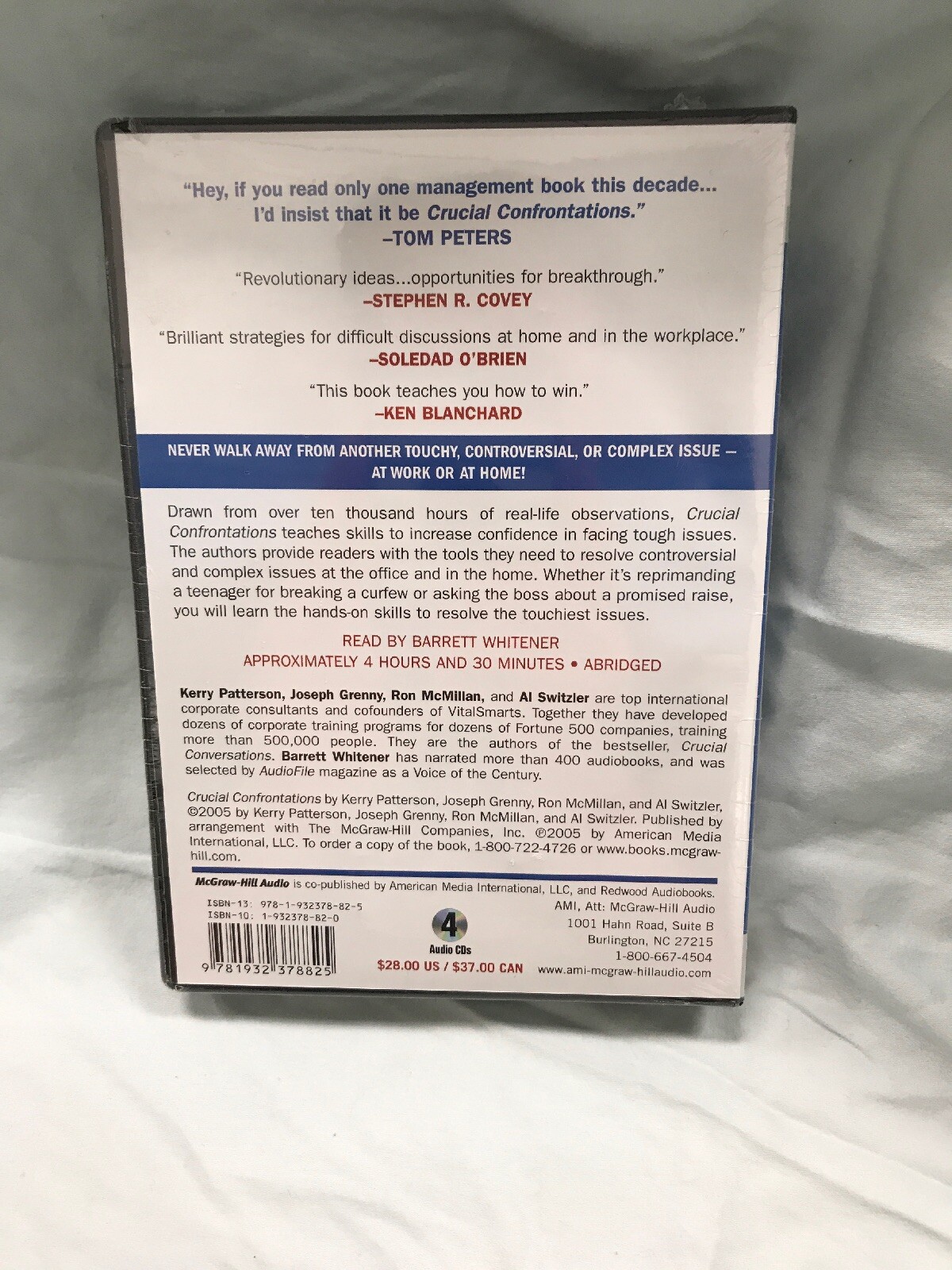 Crucial Confrontations Audio CDs by Joseph Grenny, Kerry Patterson, Al Switzler