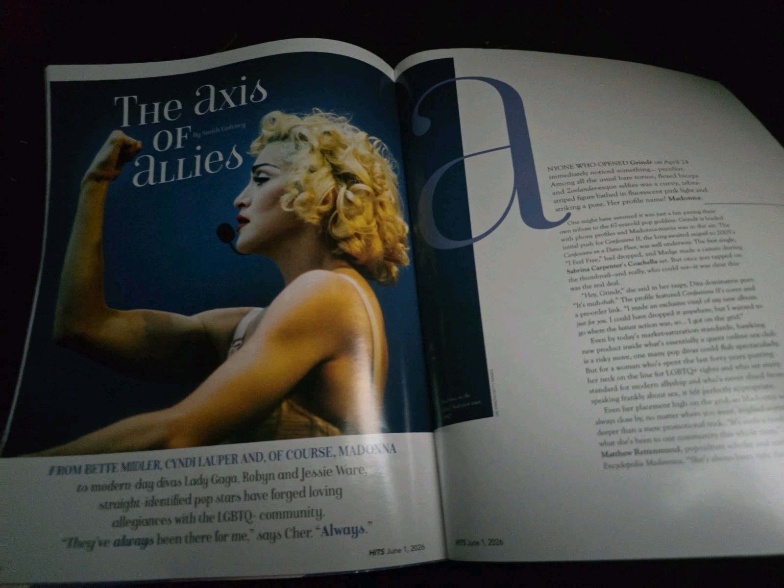 Madonna/Pride Special HITS Magazine Cover RARE Limited June 1, 2026