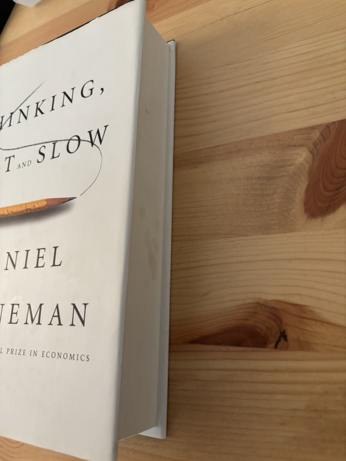 Daniel Kahneman Thinking Fast and Slow Hardcover Decision-Making Psychology