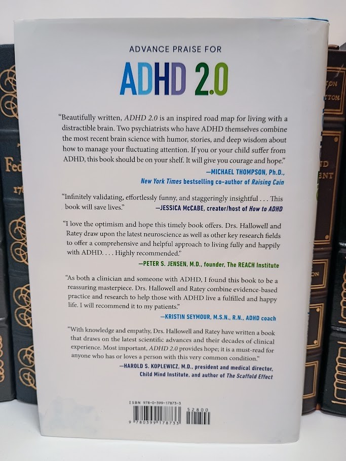 ADHD 2.0 Hallowell Ratey Adult ADHD VAST Neuroscience 1st Ed 1st Printing HC DJ