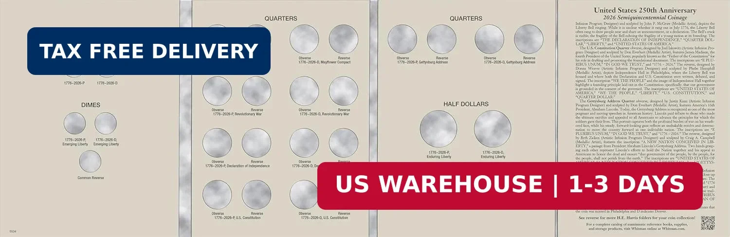 H.E. Harris® Coin Folder – United States 250th Anniversary Collection: 2026