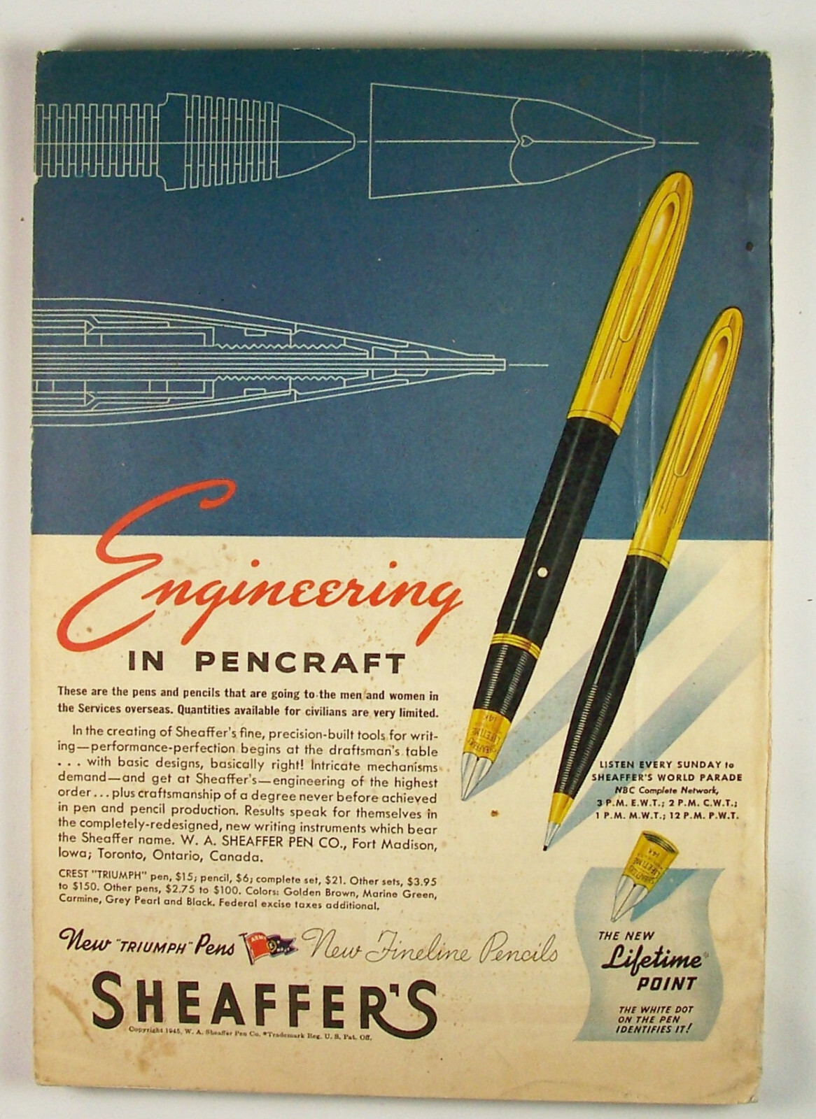 Popular Mechanics – August 1945 – Lumberjacks’ Skyride – 256 pages