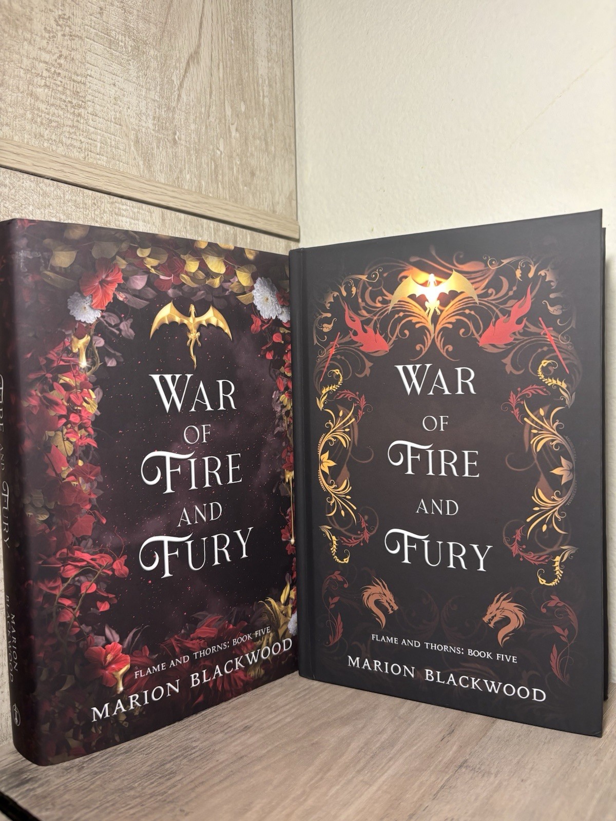 Hardcover War Of Fire And Fury By Marion Blackwood, OOP Indie Edition