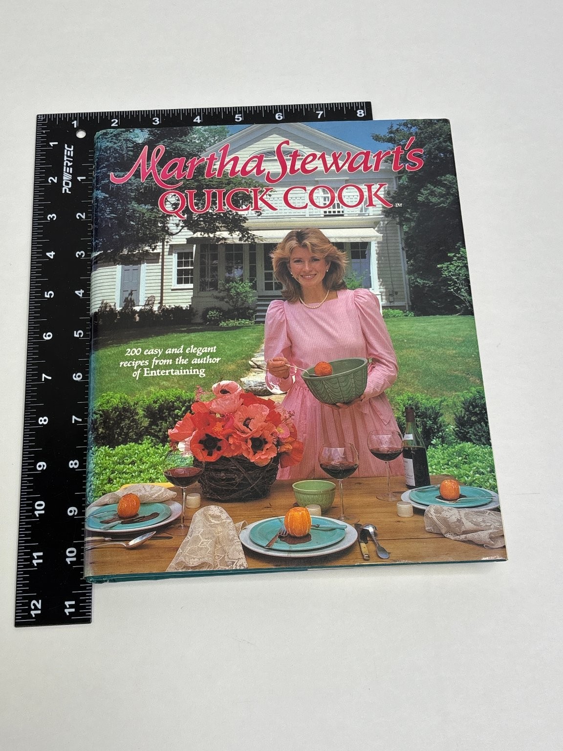 Martha Stewart’s Quick Cook 1983 First Edition Recipes Cookbook Clarkson Potter