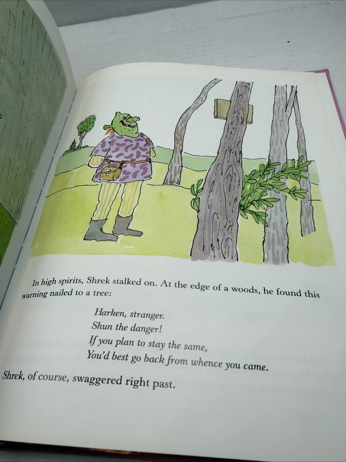 Shrek, William Steig, 1st Edition/1st Printing, Farrar Straus Giroux, 1990, HC