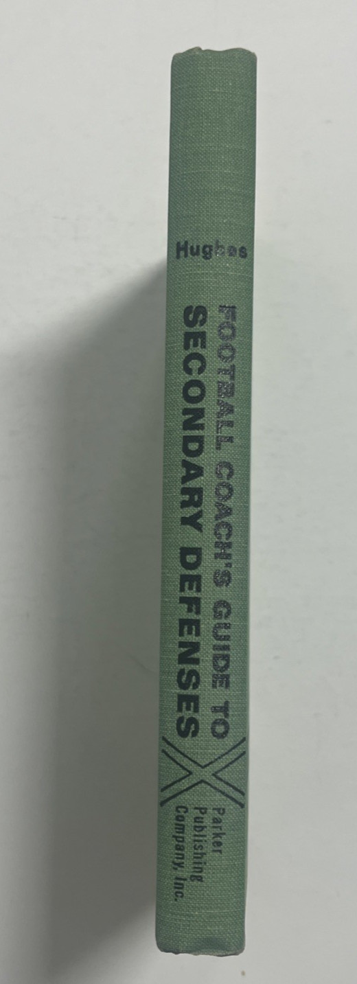 Scarce Football Coach’s Guide to Secondary Defenses 1964 Hughes 1st Ed HC DJ
