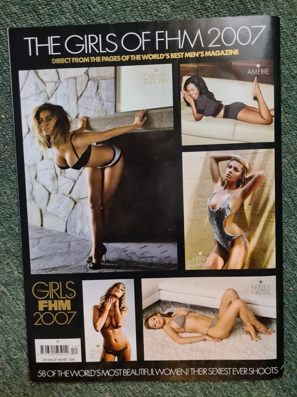 The Girls of FHM 2007 116 pages Emily Scott Keeley Hazel Very Good condition
