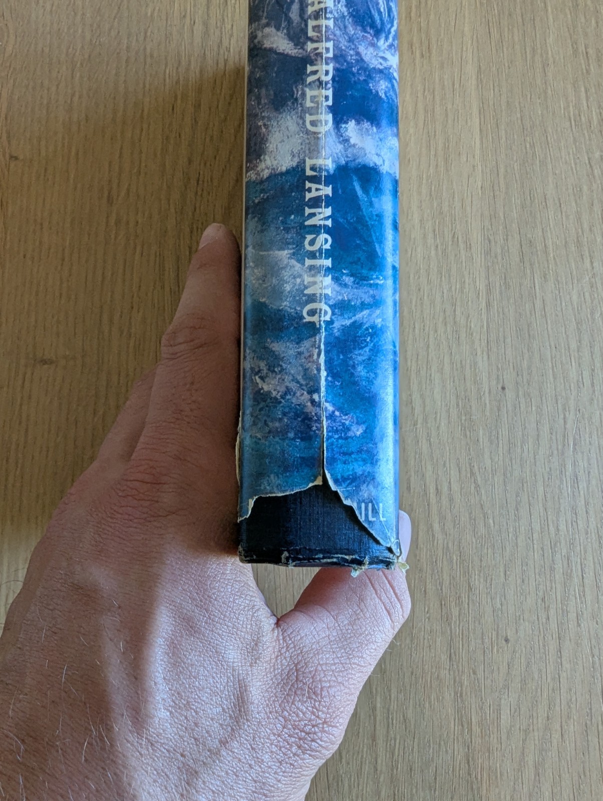 ENDURANCE by ALFRED LANSING – 1959 1st EDITION HARDCOVER w/ DUST JACKET