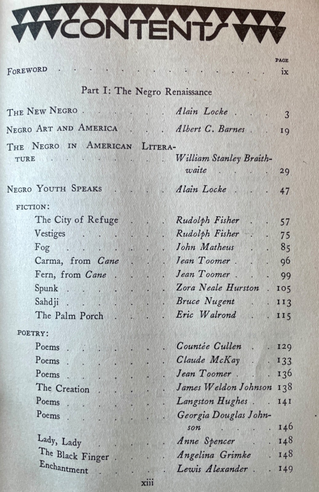 The New Negro Alain Locke 1925 First Edition First Printing Harlem Renaissance