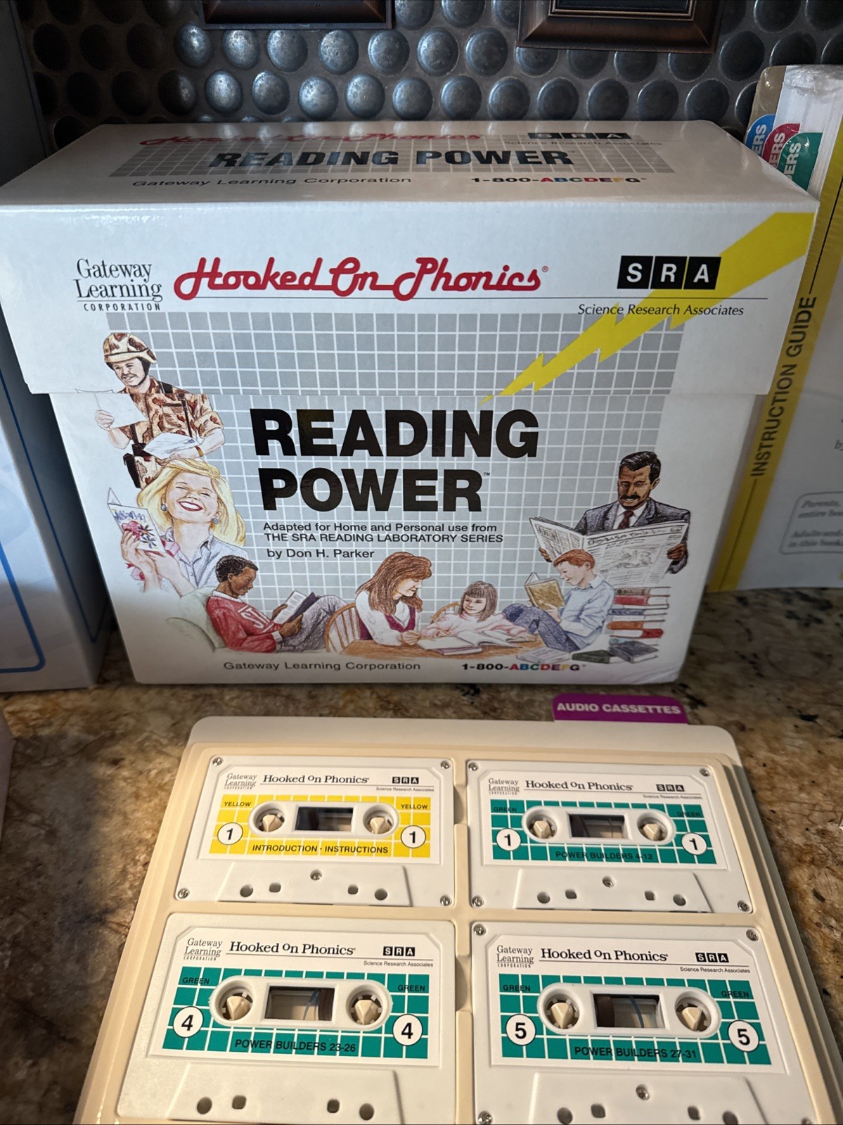HOOKED ON PHONICS & Your Reading Power SRA Huge Set Homeschool (Missing 1 Tape)