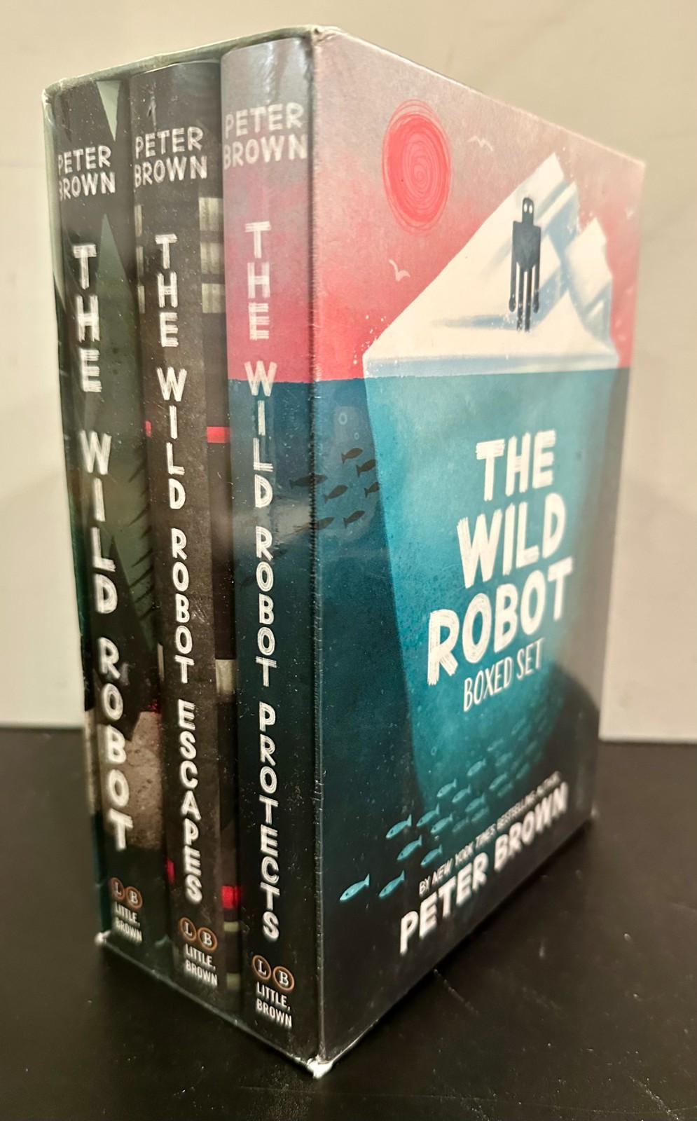 The Wild Robot Boxed Set by Peter Brown (2023, Hardcover) *NEW/SEALED*