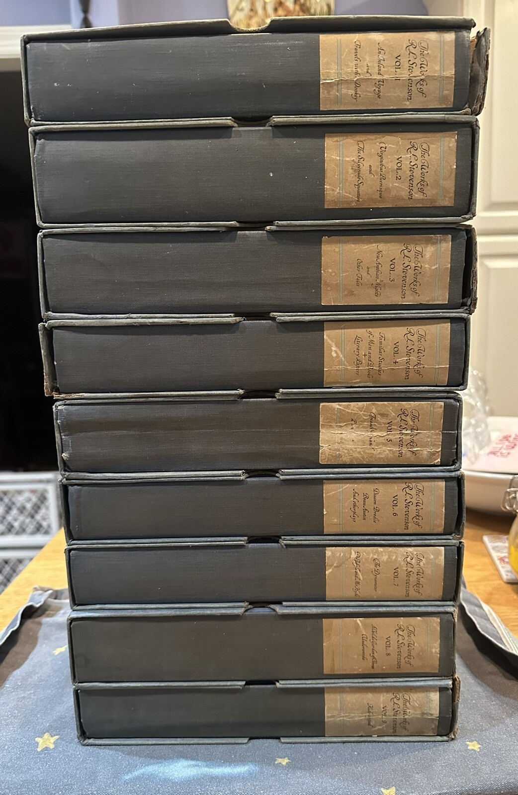 1922 Valima Edition of the Works of Robert Louis Stevenson – Volumes 1 – 9