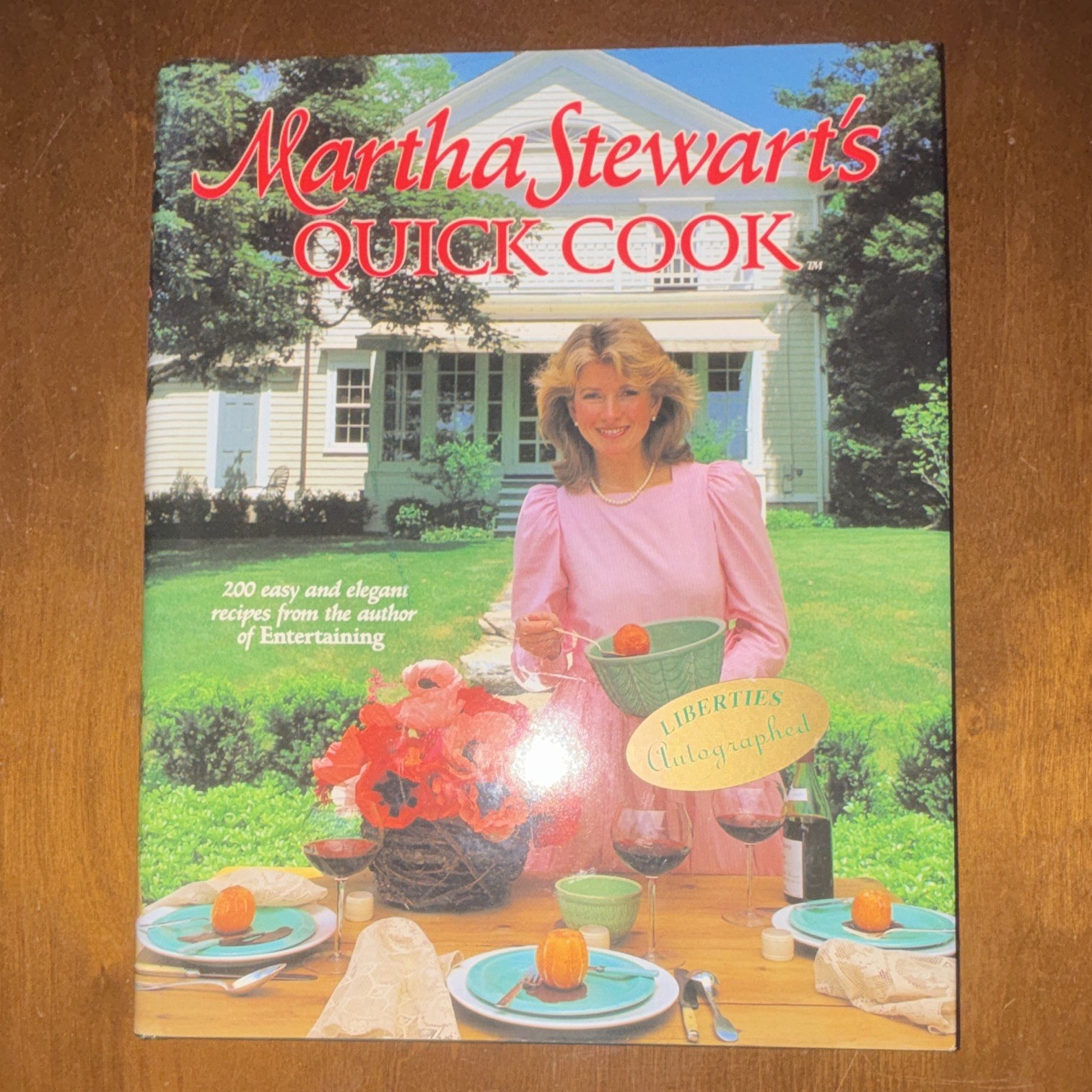Martha Stewart’s Quick Cook (Hardcover, Signed & Inscribed)