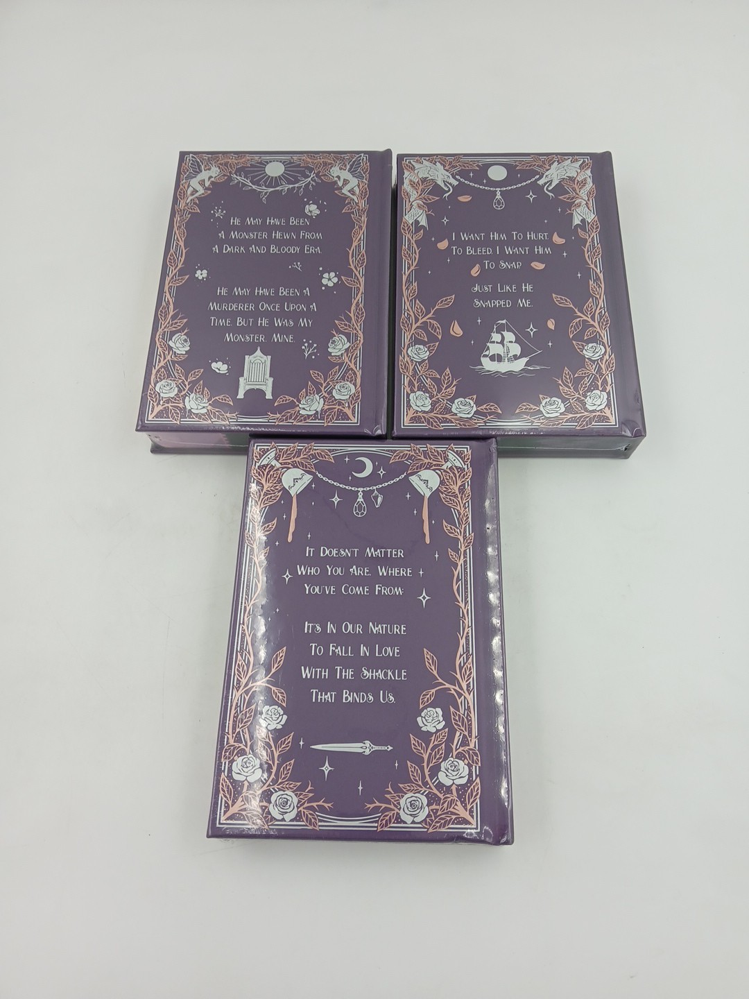 Bookish Box To Bleed a Crystal Bloom Series (1-3) by Sarah A. Parker Signed