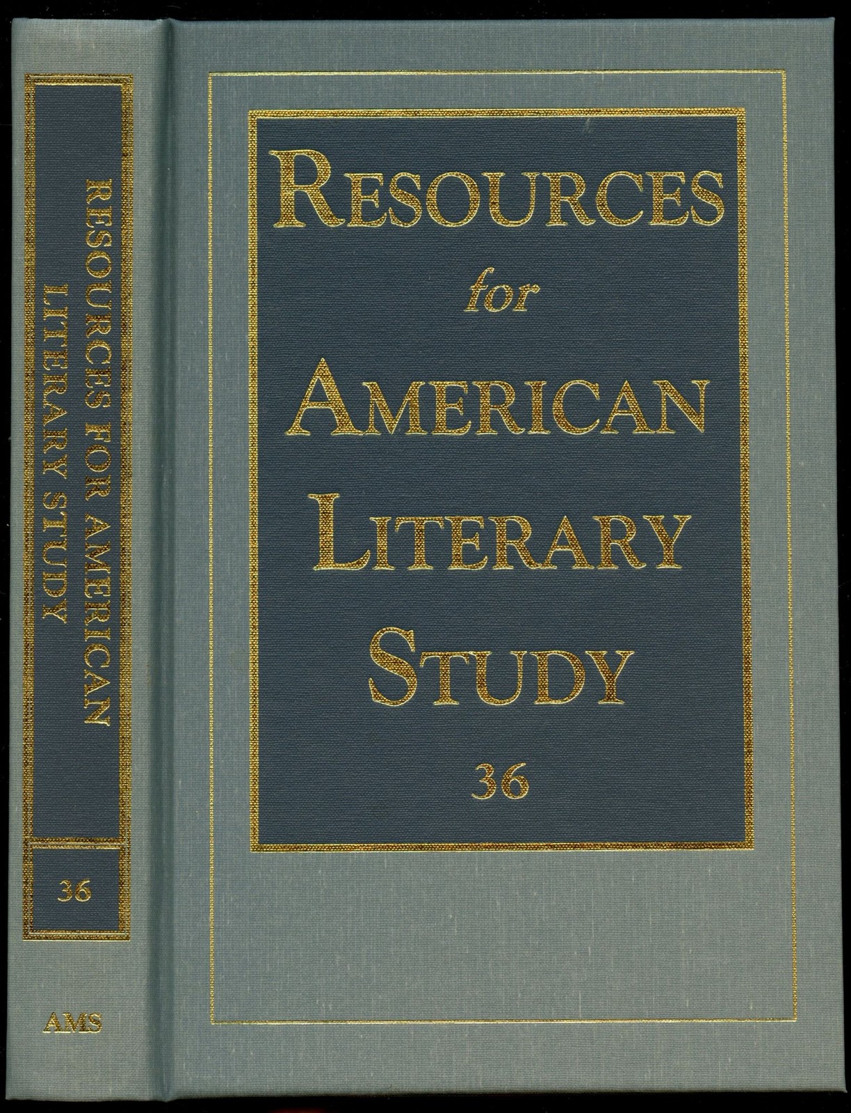 Jackson R Bryer / Resources for American Literary Study Volume 36 This volume