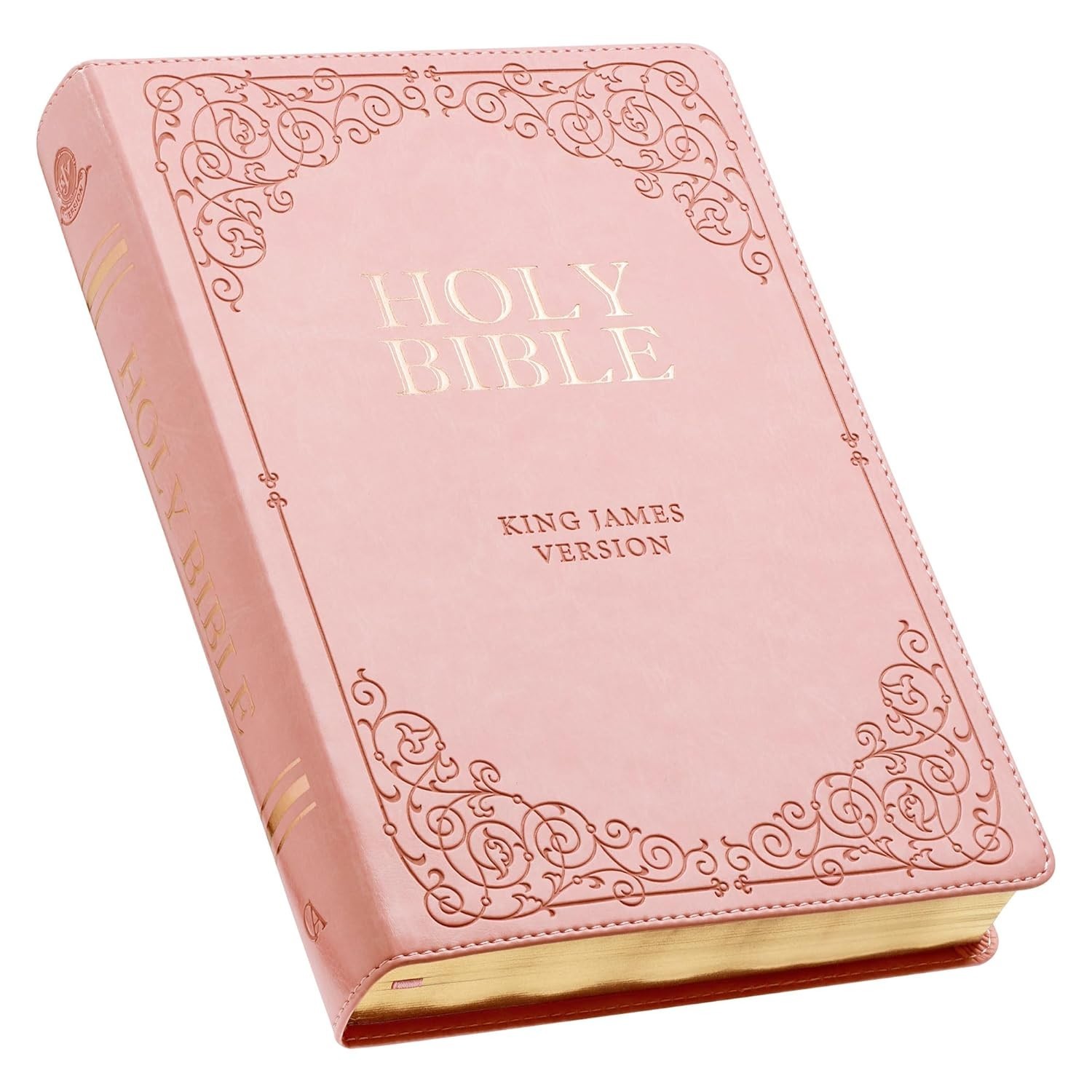 KJV Pink Faux Leather Giant Print Bible Thumb Indexed BRAND NEW in Shrink Wrap**