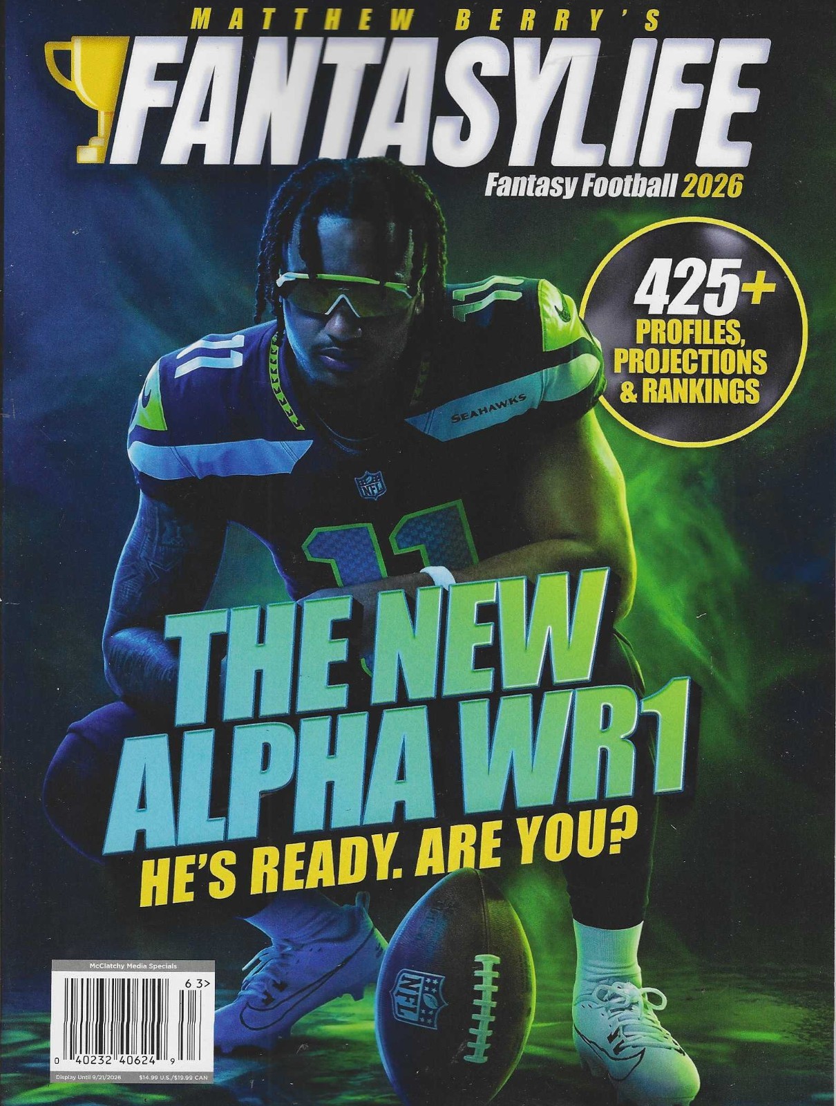 Matthew Berry’s Fantasy Life Fantasy Football 2026 ( Random Cover Will Ship )