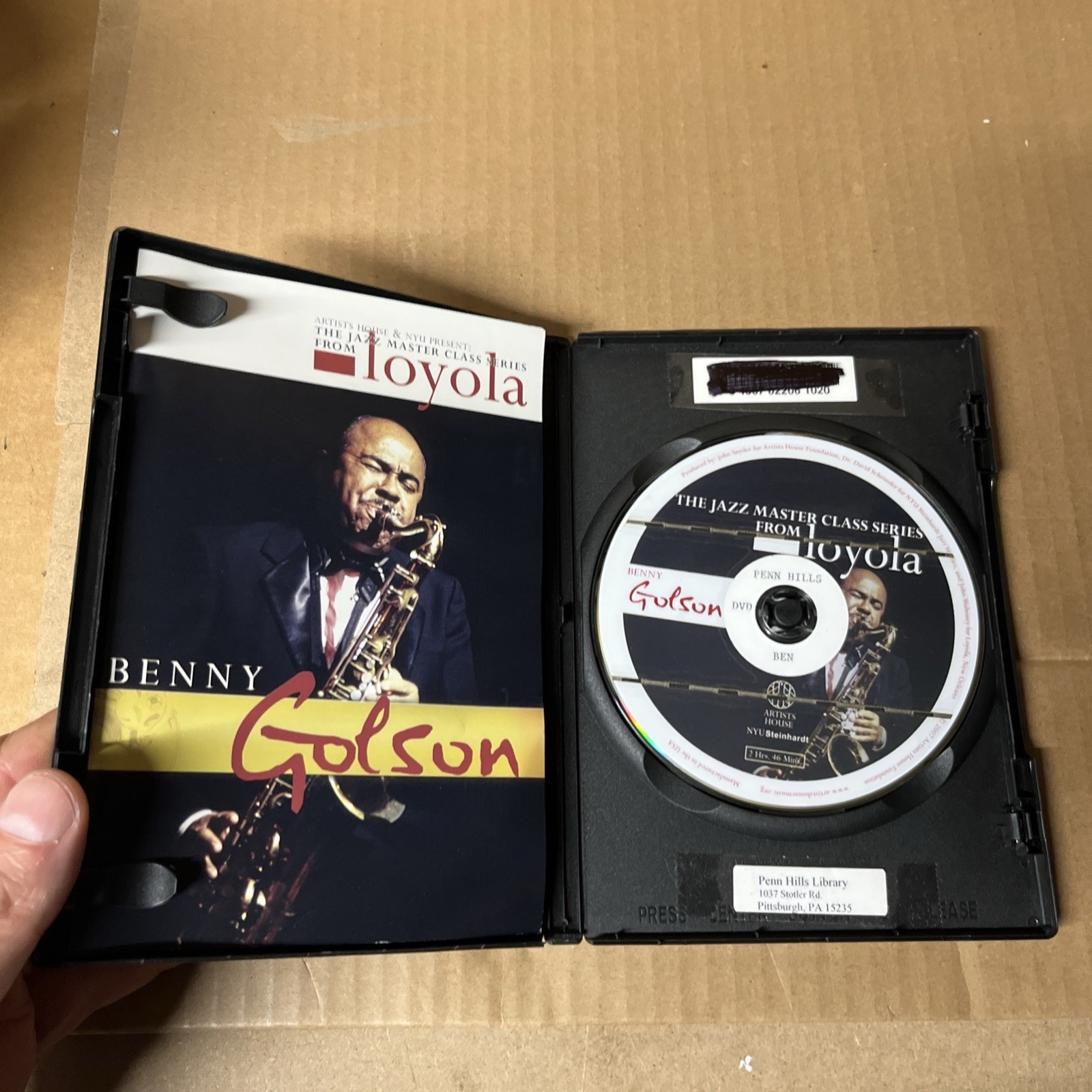 B. Golson -The Jazz Master Class Series from NYU by Benny Golson Good