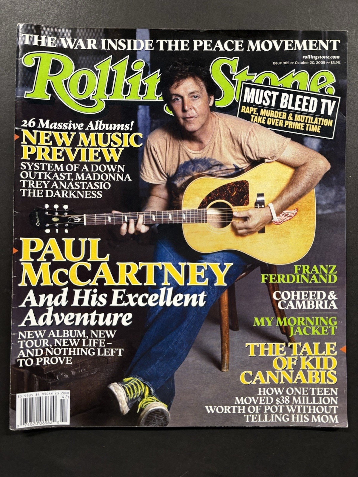 Rolling Stone October 20, 2005 Issue 985 Paul McCartney Excellent Adventure