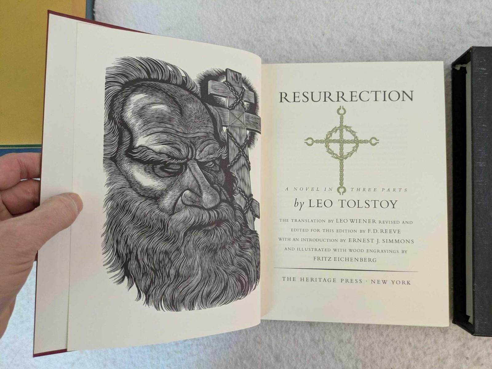 Leo Tolstoy RESURRECTION The Heritage Press w/Slipcase 1963 Illustrated