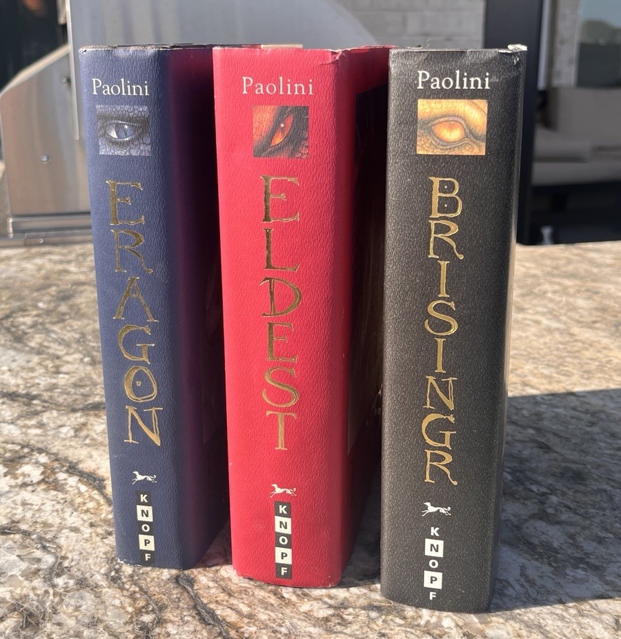 Christopher Paolini the Inheritance Cycle Hardcovers 1-3 Some First Editions