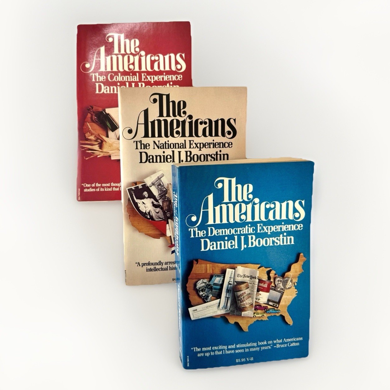 The Americans Trilogy by Daniel J. Boorstin – 3 Volume Trade Paperback Set