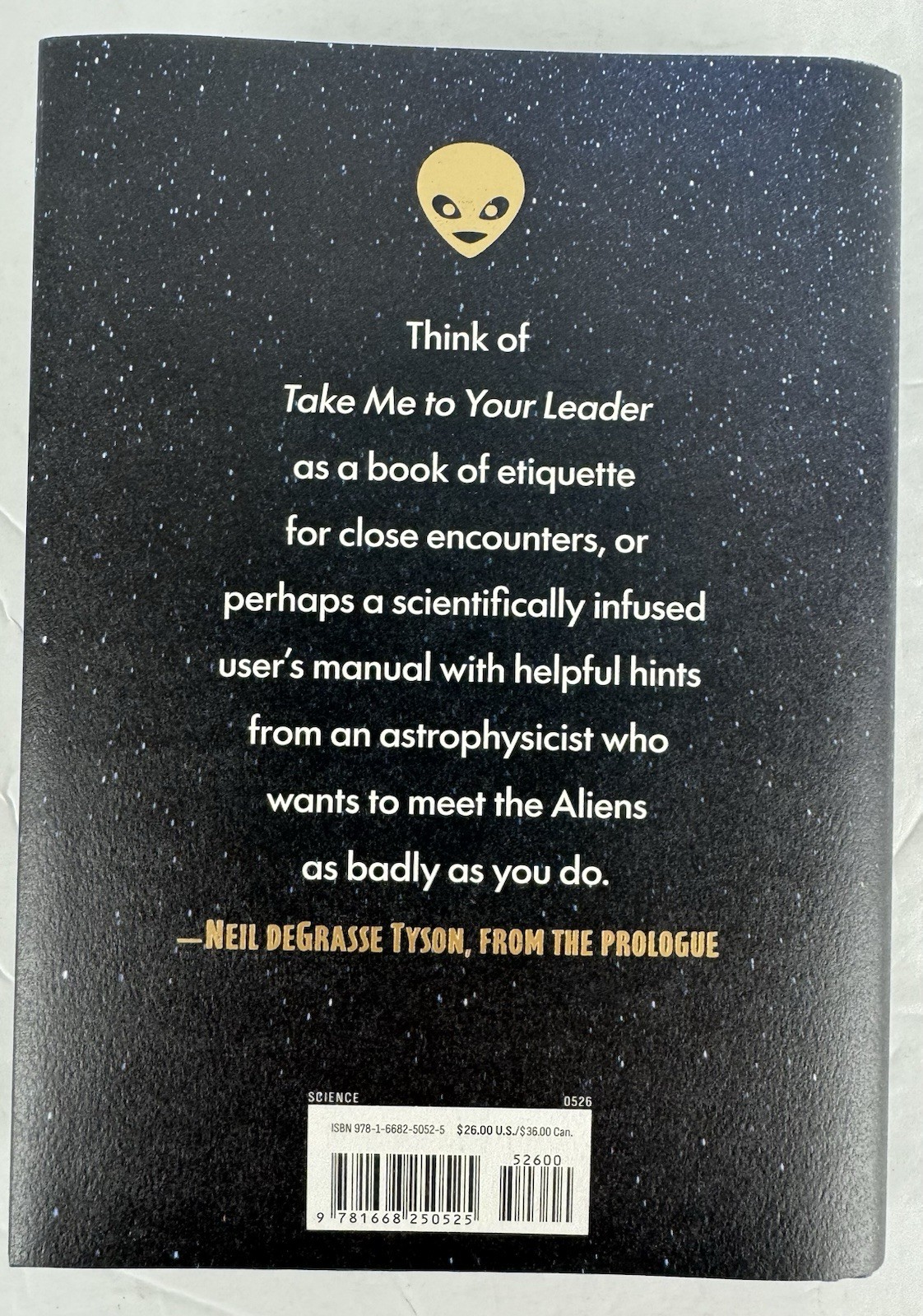 Neil DeGrasse Tyson – Take Me To Your Leader – Signed/Autographed Book