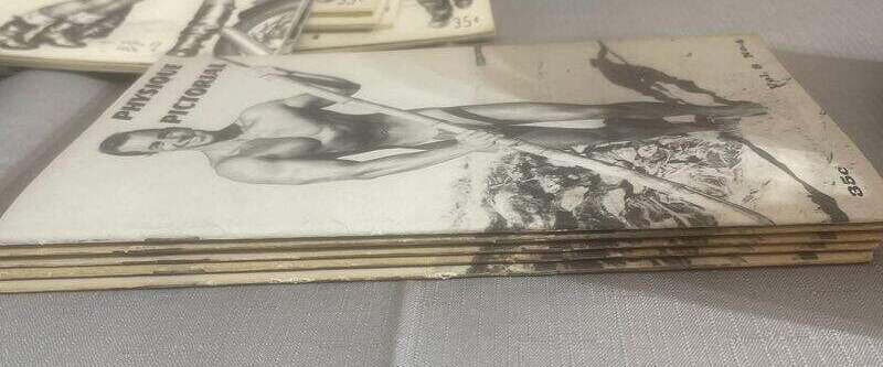 PHYSIQUE PICTORIAL MAGAZINES VOL.8 NO.4-1958 UN-CIRCULATED !!