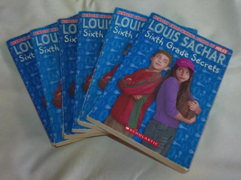 Guided Reading: Set of 6 Sixth Grade Secrets books by Louis Sachar