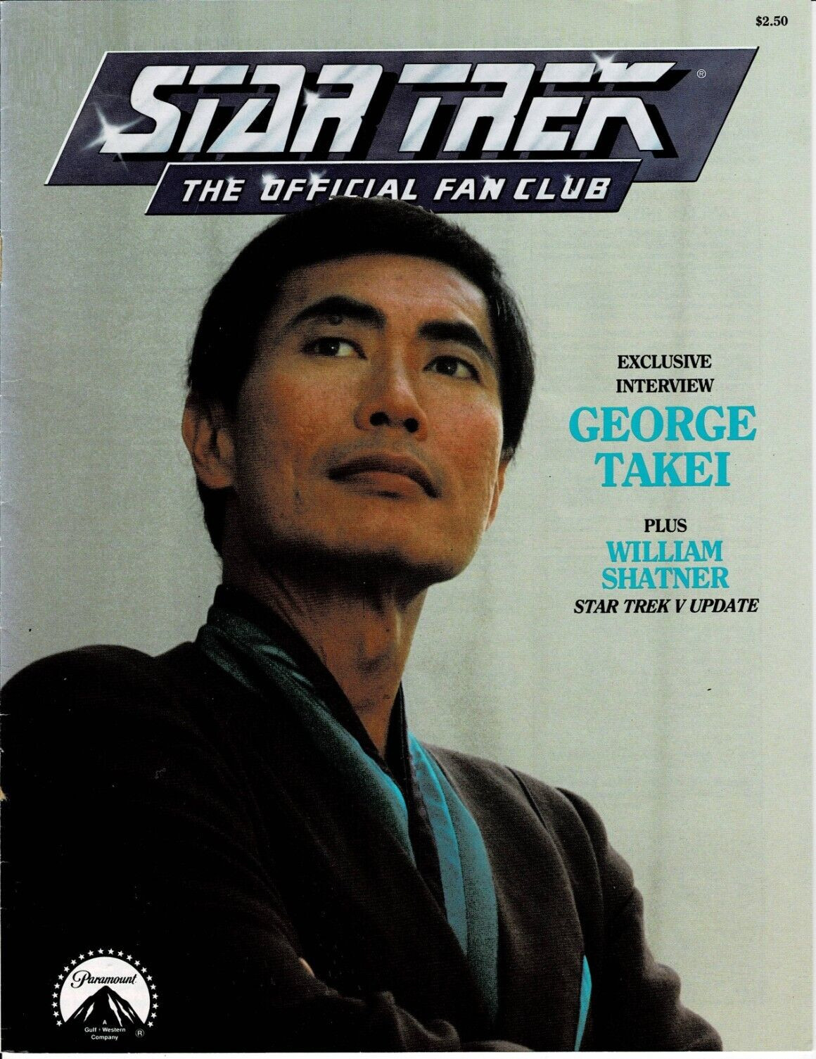 Star Trek-The Official Fan Club #63 – Aug/Sept 1988-Takei-Shatner