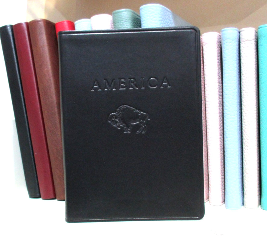 America National Parks and Destinations Guide 6″ Leather Softcover BLACK