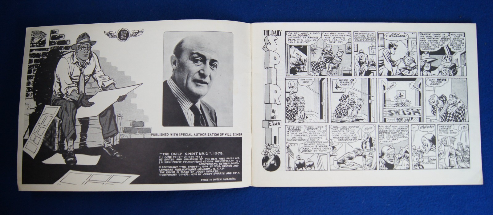 1975 The Daily SPIRIT 2 By Will Eisner Real Free Press Dutch