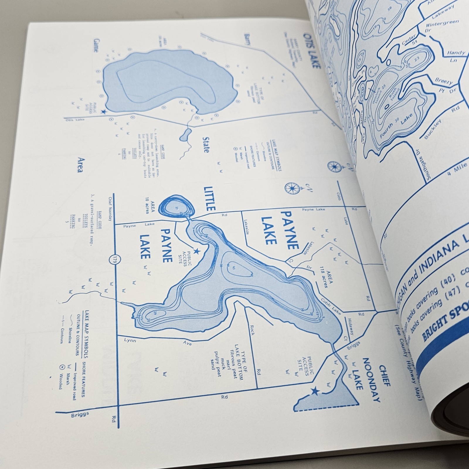 Allegan Barry Kent Muskegon Ottawa 138 Lake Maps Michigan Bright Spot Maps