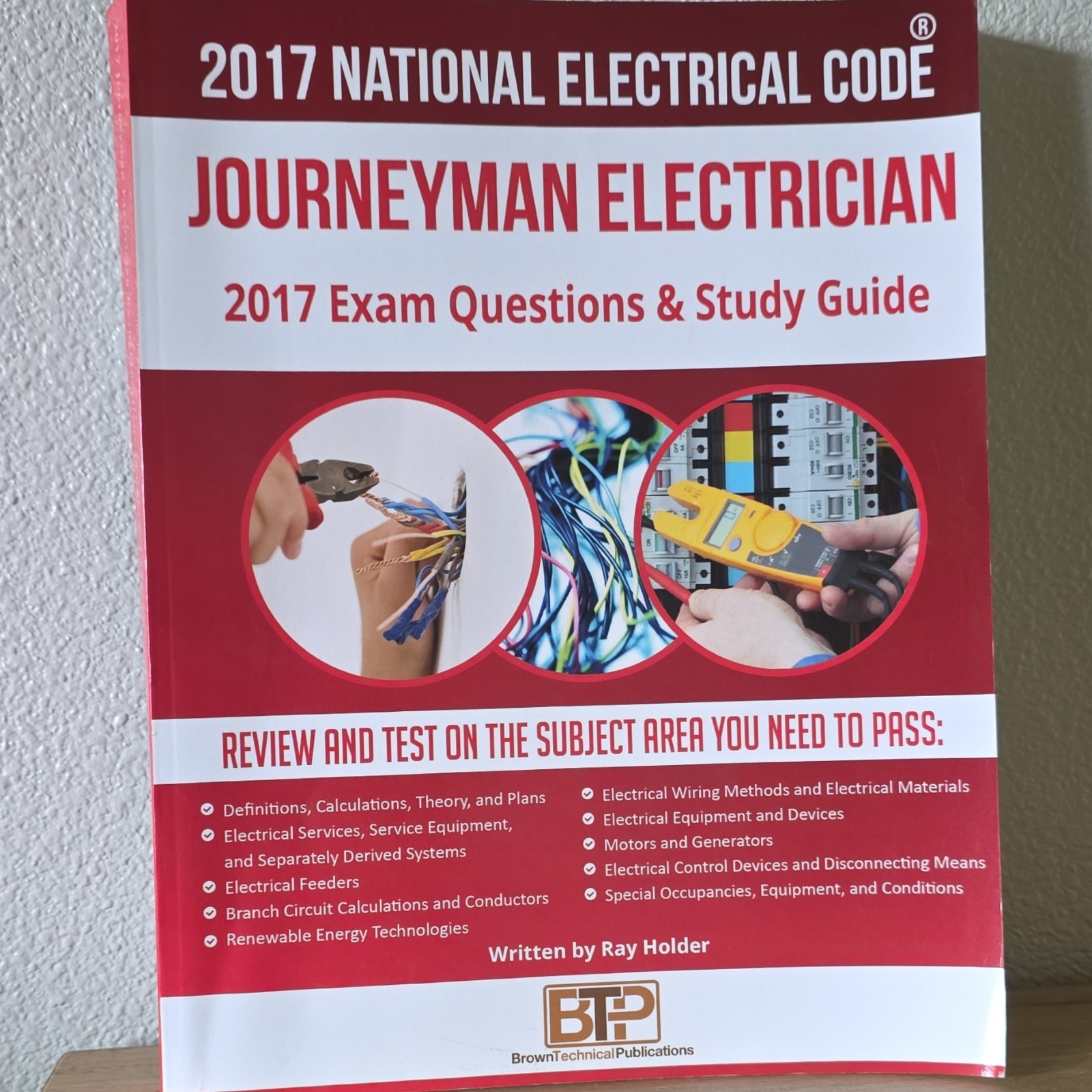 BrownTechnicalPublications 2017 NEC Journeyman Electrician 1st Ed Study Guide