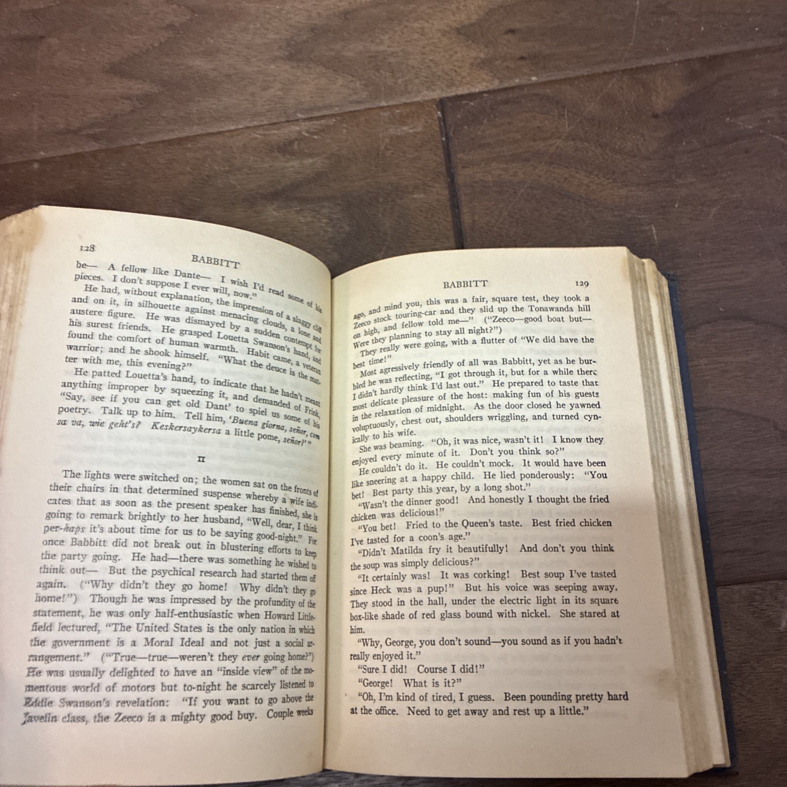 Babbitt by Sinclair Lewis HC First 1st Edition 1922 Harcourt Brace & Co Ed.