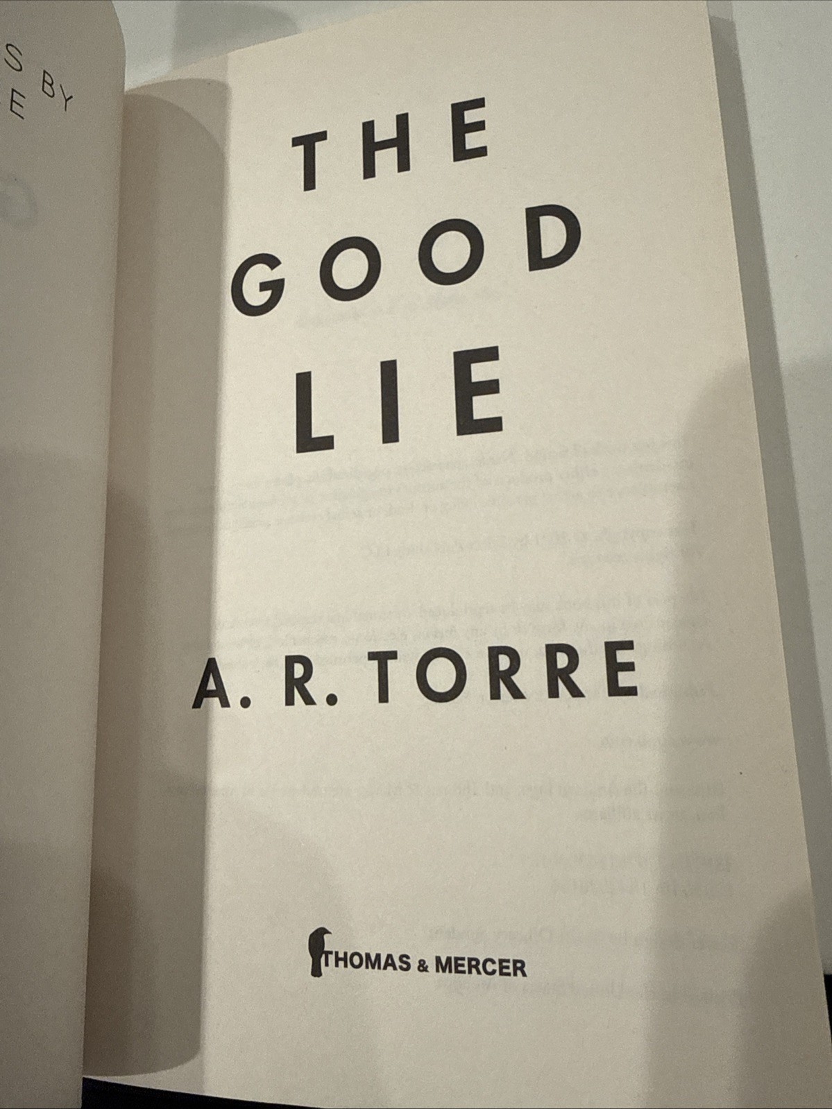 Good Lie by A. R. Torre (2021, Trade Paperback)