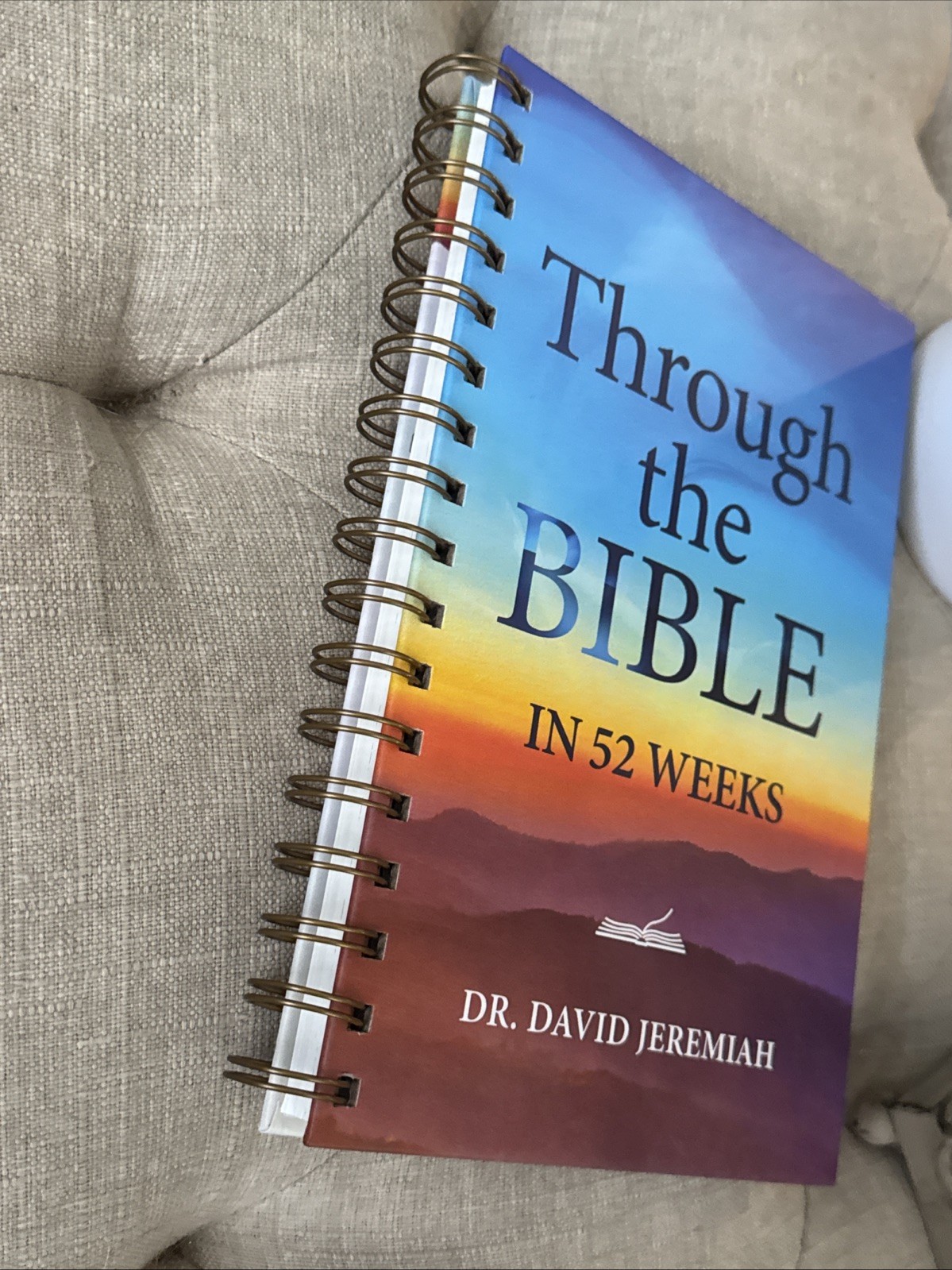 Through the Bible in 52 Weeks Guide – Dr. David Jeremiah HC/Spiral 2022
