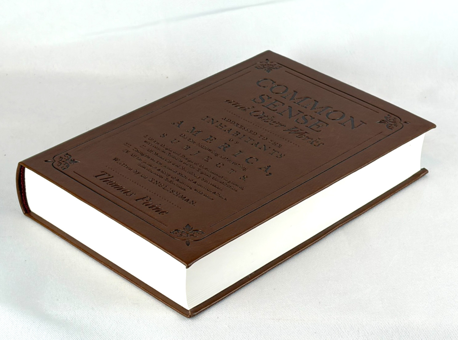 COMMON SENSE AND OTHER WORKS Thomas Paine Faux Leather Flexibound Classic *New*