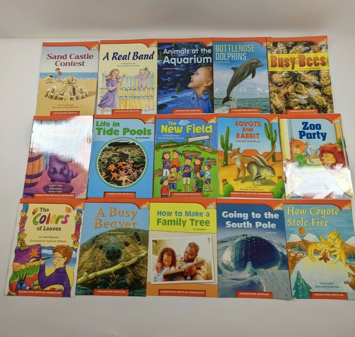 Lot of 60 Grade 2 Houghton Mifflin Early Readers Homeschooling Early Reader Lot
