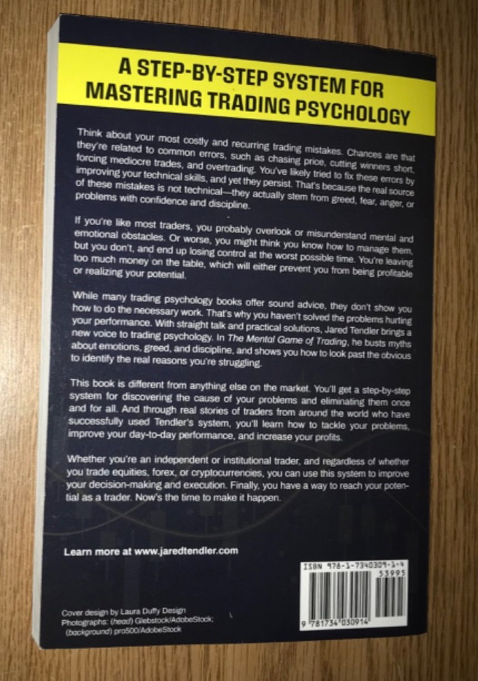THE MENTAL GAME OF TRADING BOOK SYSTEM FOR SOLVING PROBLEMS WITH GREED FEAR ETC