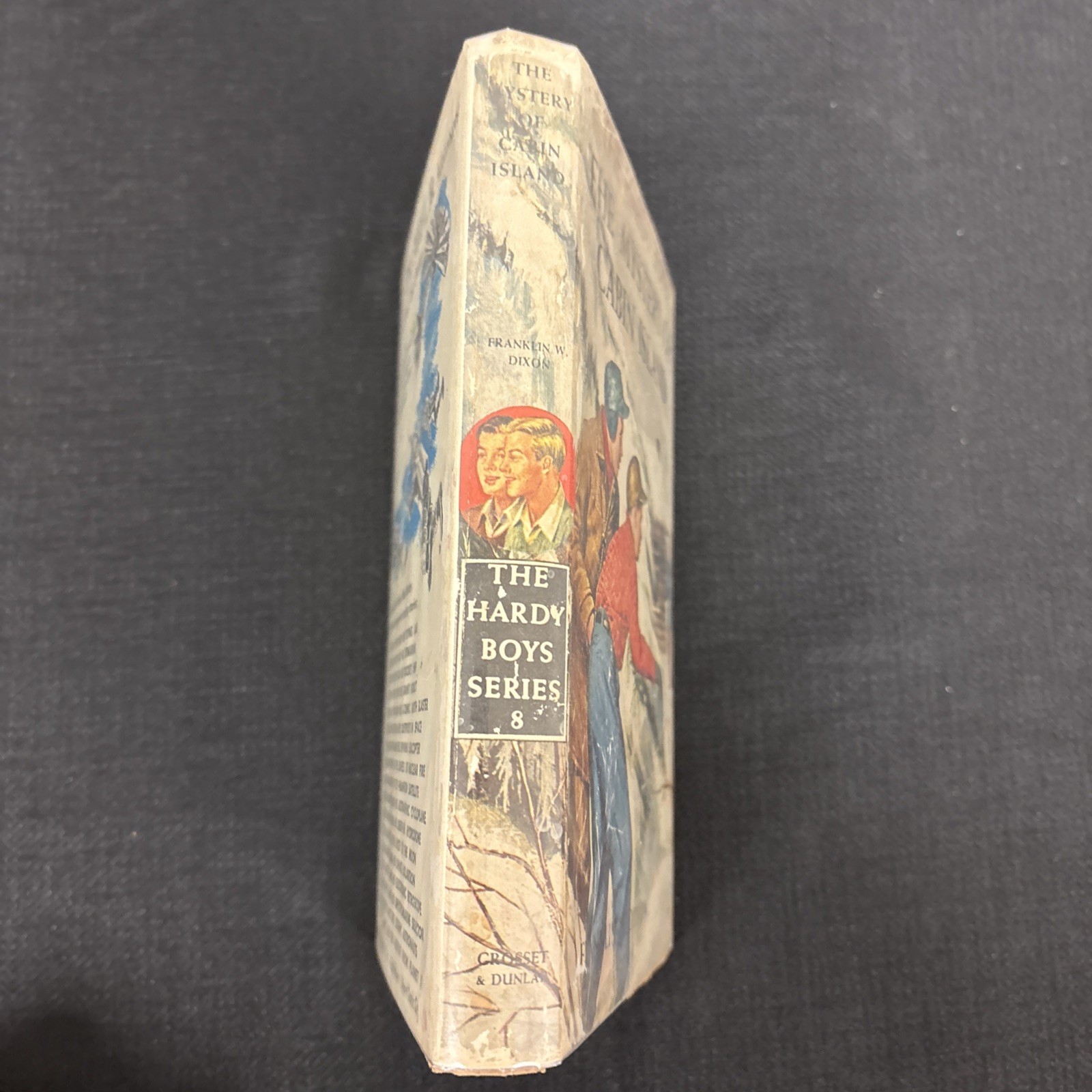 The Hardy Boys the Mystery of Cabin Island Hardcover Dust Jacket 214 Pages 1961