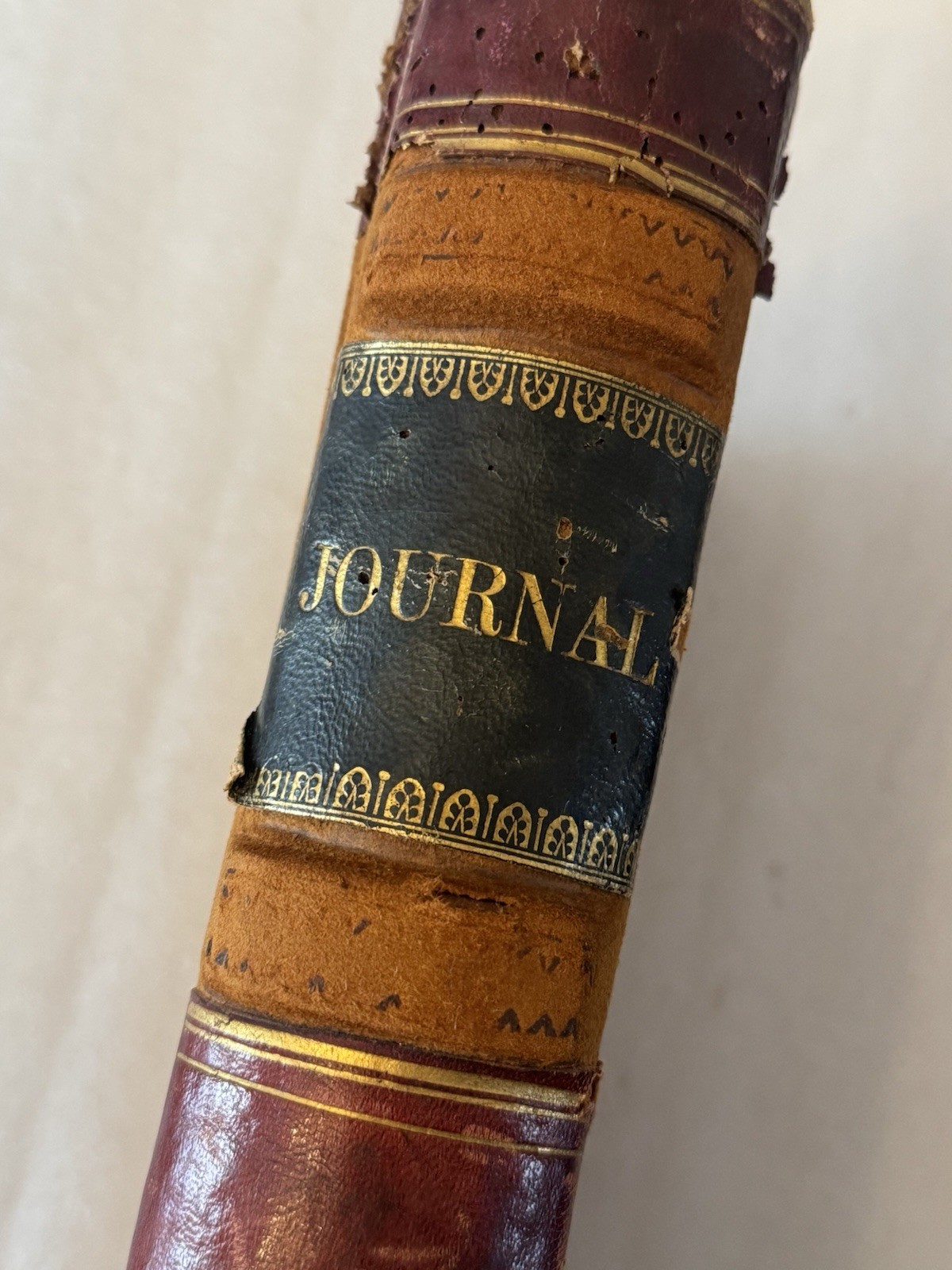 Circa 1880s Antique Mostly Unused Ledger Journal 600+ Pages Medairy & Bowers