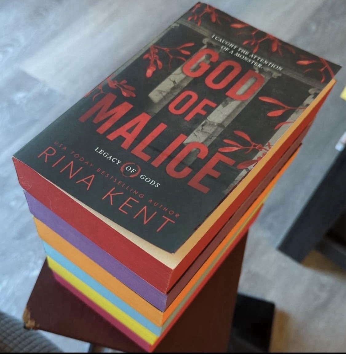 Legacy of Gods Sprayed Edge (Deluxe Editions OOP) by Rina Kent Paperback Book