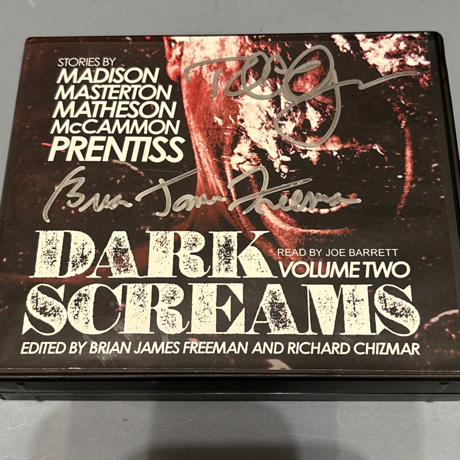Dark Screams ) BRIAN JAMES FREEMAN SIGNED The Deep End 4 Cd Set Unabridged 2015