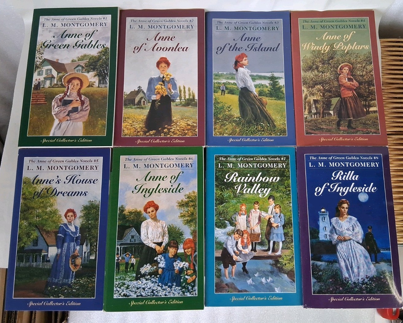 Anne of Green Gables Complete 8-Book Box Set L.M. Montgomery Bantam VTG 1990’s
