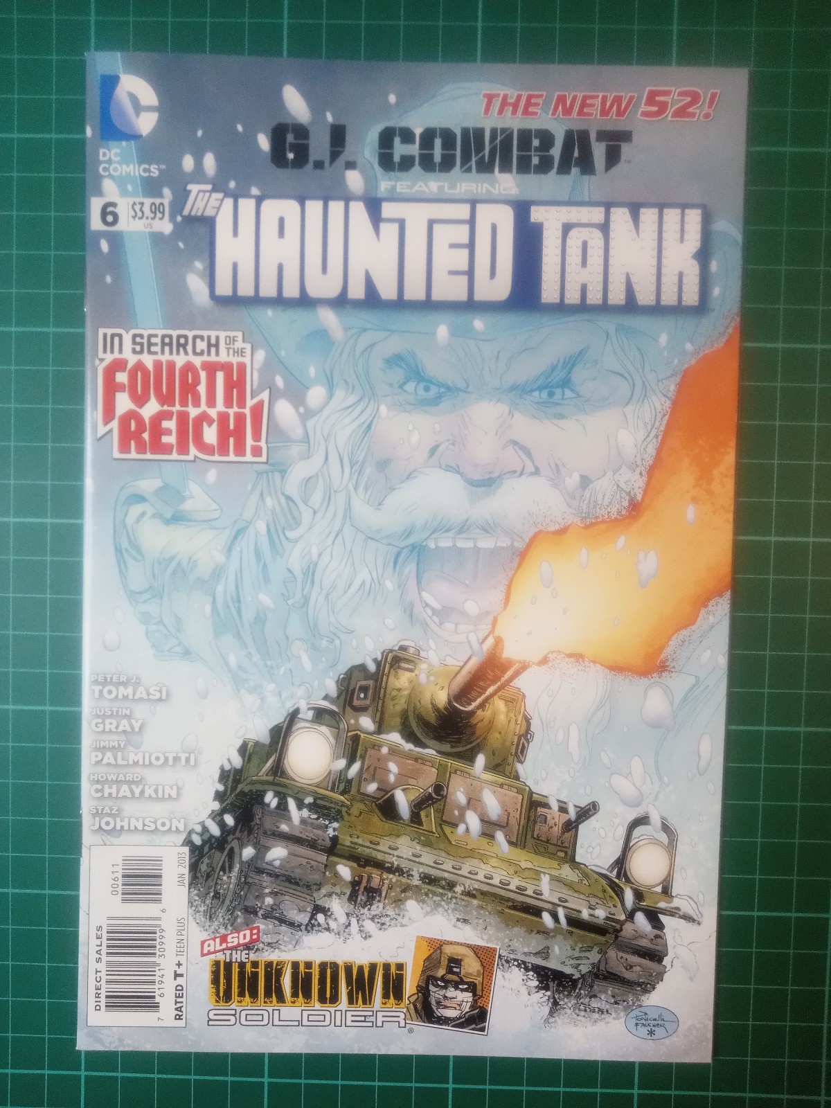 GI COMBAT #6 COVER A (2012 SERIES) , Palmiotti / Gray NEW 52 , NM NEAR MINT WP