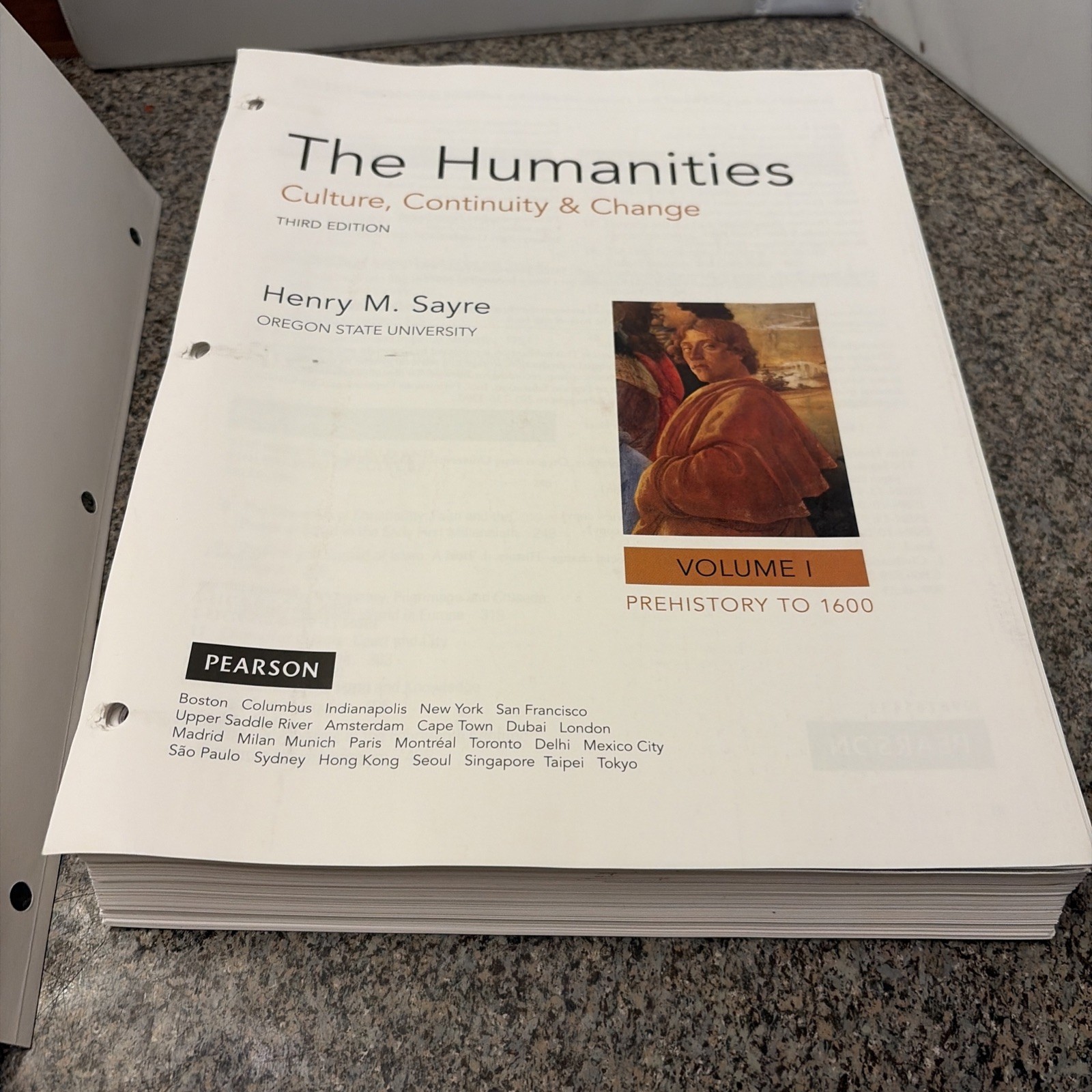 Humanities Vol. 1 : Culture, Continuity and Change by Henry M. Sayre (2014,…