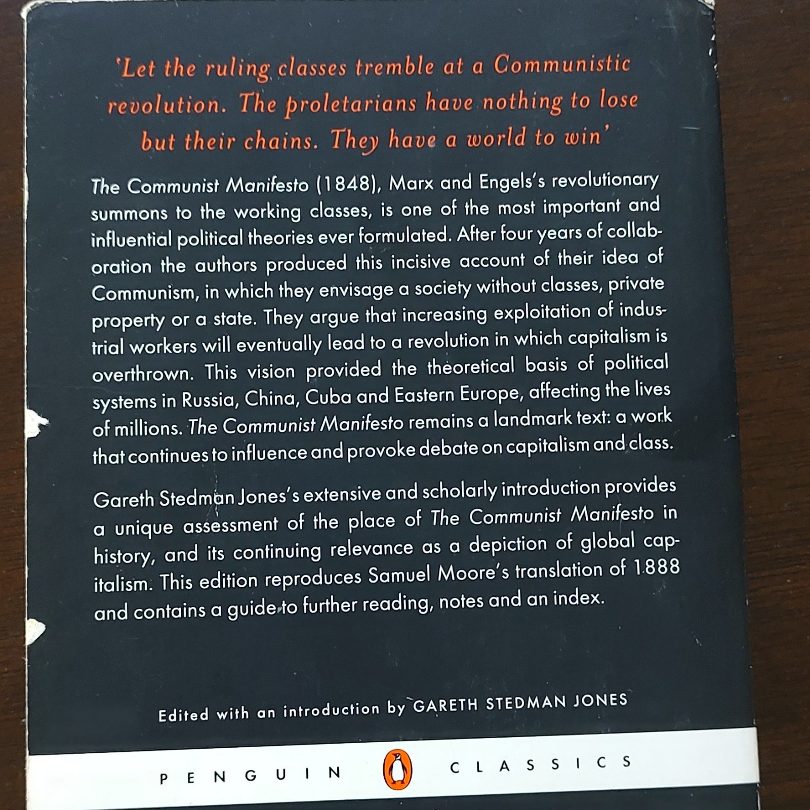 Penguin Classics The Communist Manifesto Marx Engels 2002 UK-B PB Revised