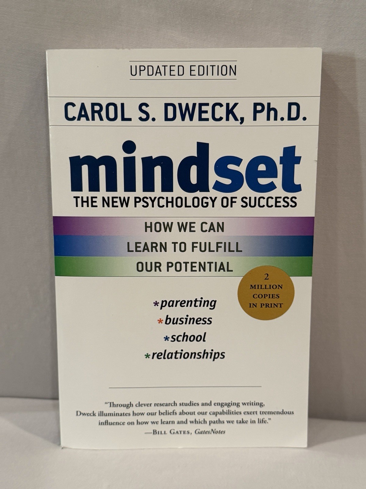 NEW Mindset: The New Psychology of Success Updated Edition by Carol S. Dweck